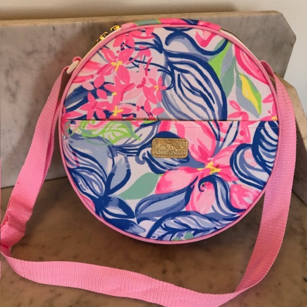 LILLY PULITZER Havana Cocktail Picnic Bag with Adjustable Strap